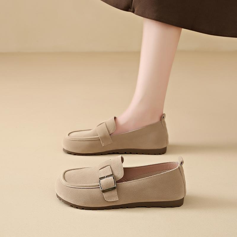 Fashion CRLAYDK Fashion Women's Casual Loafers Slip On Flat Shoes Comfort Penny Dressy Ladies Work Walking Office Suede Moccasins