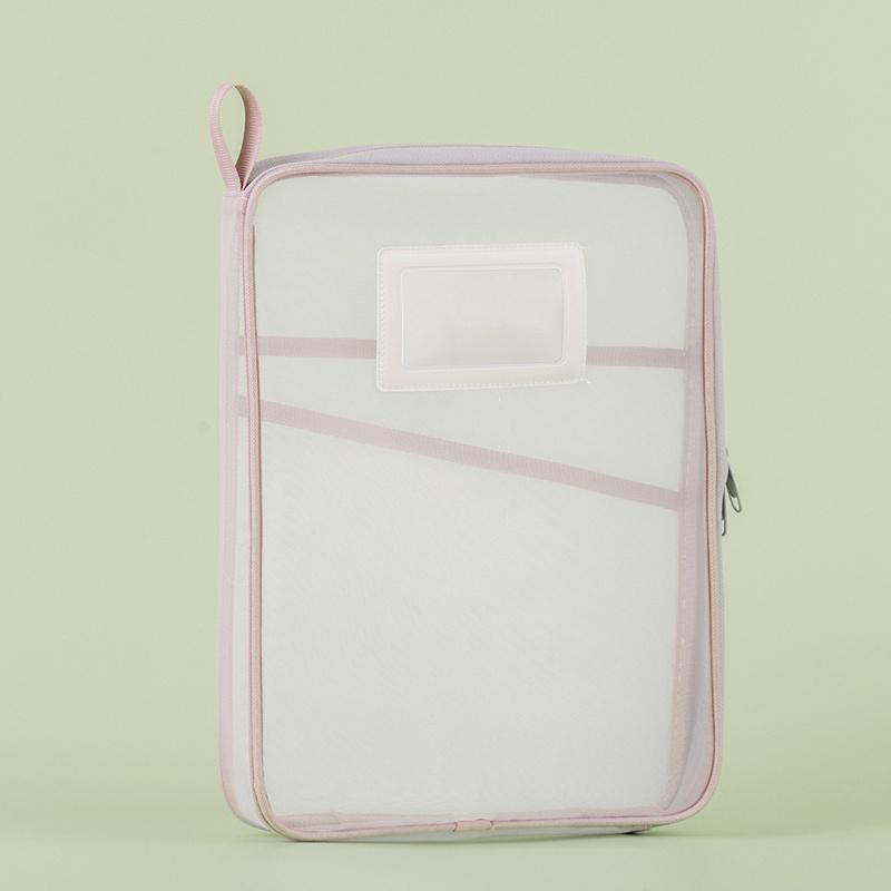 

Сумка для хранения канцелярских принадлежностей формата А4, двухслойная сетчатая сумка на молнии, большая вместимость, папки-органайзеры, школьные канцелярские принадлежности, сумка для канцелярских принадлежностей 2Pcs