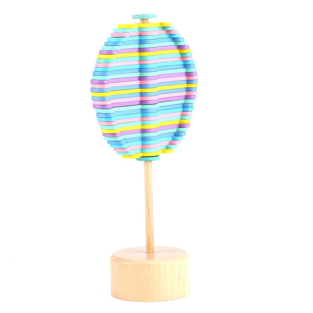 Holz Stressabbau Spielzeug Dekompressionsstab Sequenzspielzeug Dekoration für Kinder Macaronfarbe