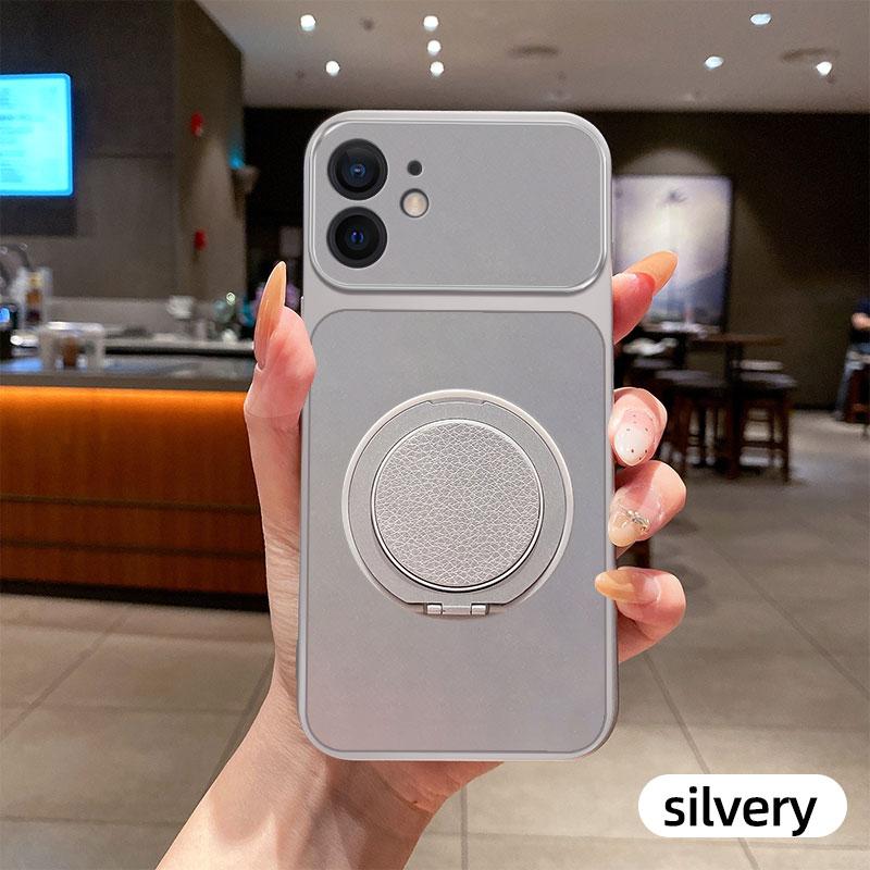 For Apple iPhone 11 Case Apple iPhone 12 Cover Phone Case Back Bumper Shockproof Soft Fundas Luxury Shockproof Bracket Cover
