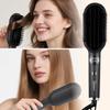 Hatteker Hair Straightener Brush Fast Heating Flat Iron and Hair Brush 2-in-1 Curl Smooth Professional Wider Comb