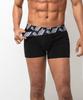Lube Body Double 3D Separated Boxer Briefs Cotton Spandex Black 3+1