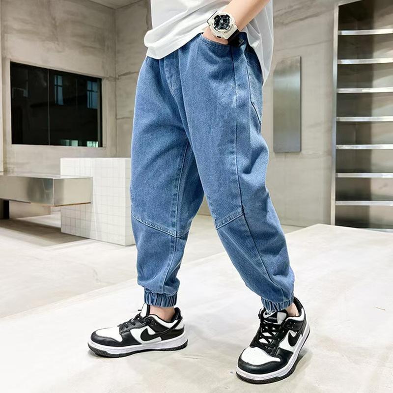 

Autumn Boys Leopard Print Straight Jeans 90cm