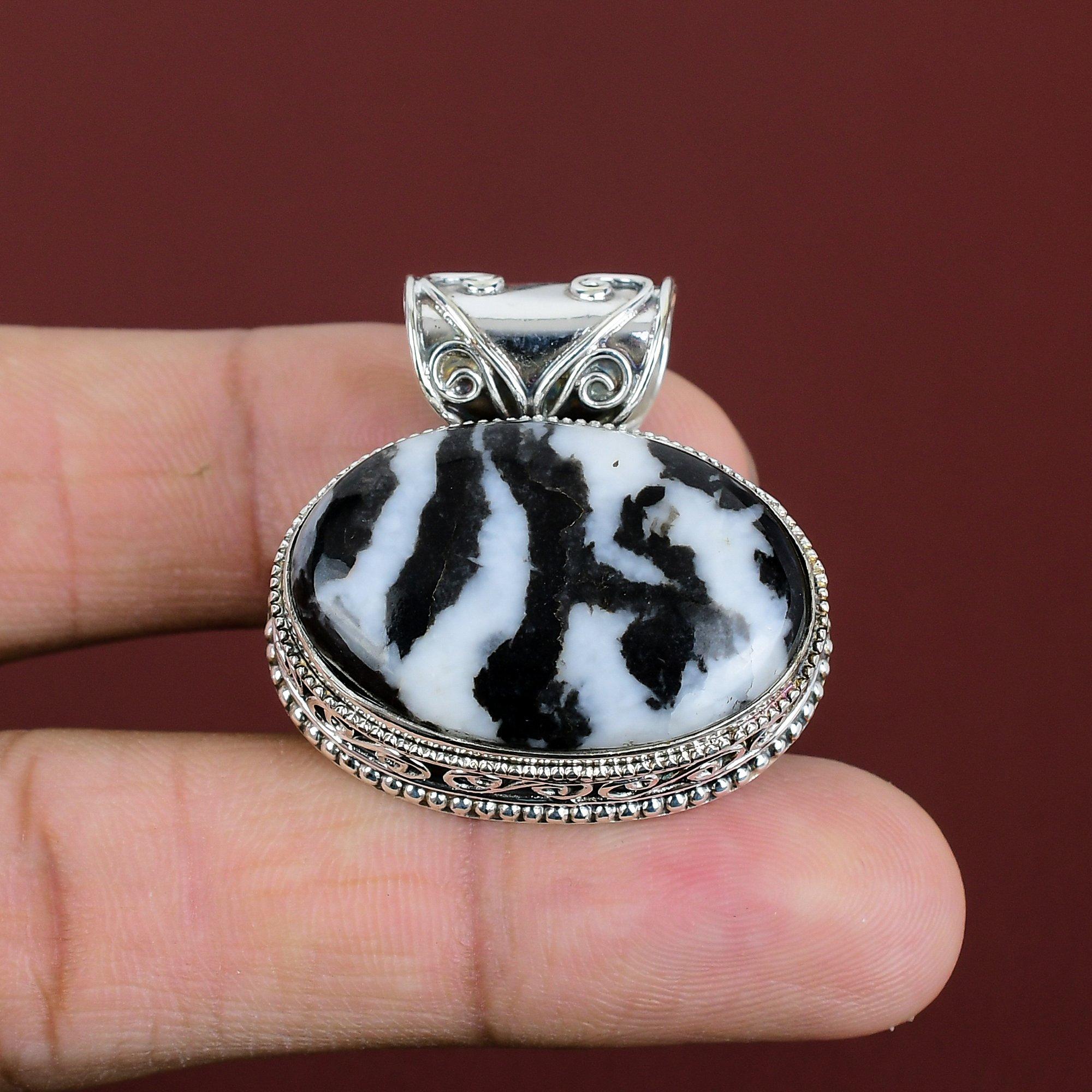 White Buffalo Turquoise Pendant Unique Vintage Pendant Handmade Gemstone Jewelry 925 Sterling Silver Pendant Designer Pendant Gifts For Wife