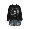 Women's Fashion Starry Round Neck Hoodie