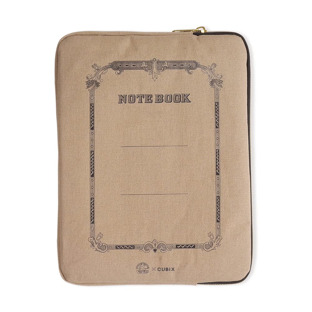 M-Plan Swallow x CUBIX Cushion Pouch, A5, 010142-13, Beige