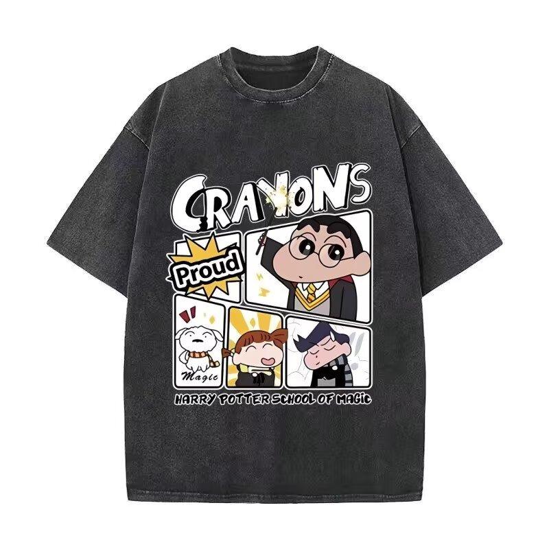 

Мужская повседневная свободная модная футболка с короткими рукавами, мужская летняя корейская версия тренда простых топов с рукавами до локтя 5XL серый