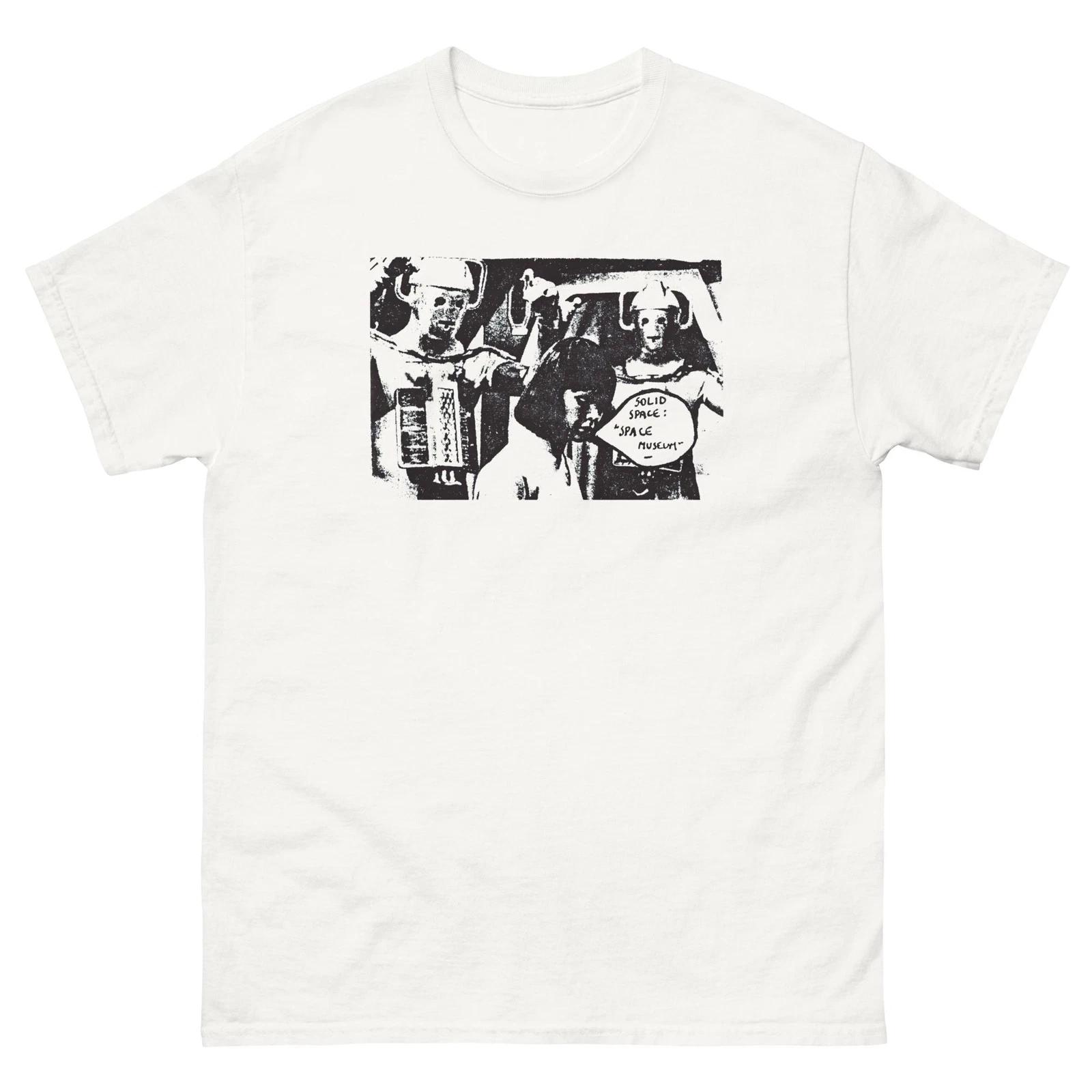 Solid Space band t shirt 1980 s Minimal synth tee M