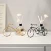 Metal Bicycle Candle Holder / Diffuser Stand, Decorative Tricycle Rack, 2 Colors (Black/Gold), Creative Home Decor Gift,