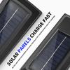 Outdoor Solar Street Lights, Waterproof Motion Sensor LED Lamp with 3 Lighting Modes Spotlight for Garden Path Security Lantern
