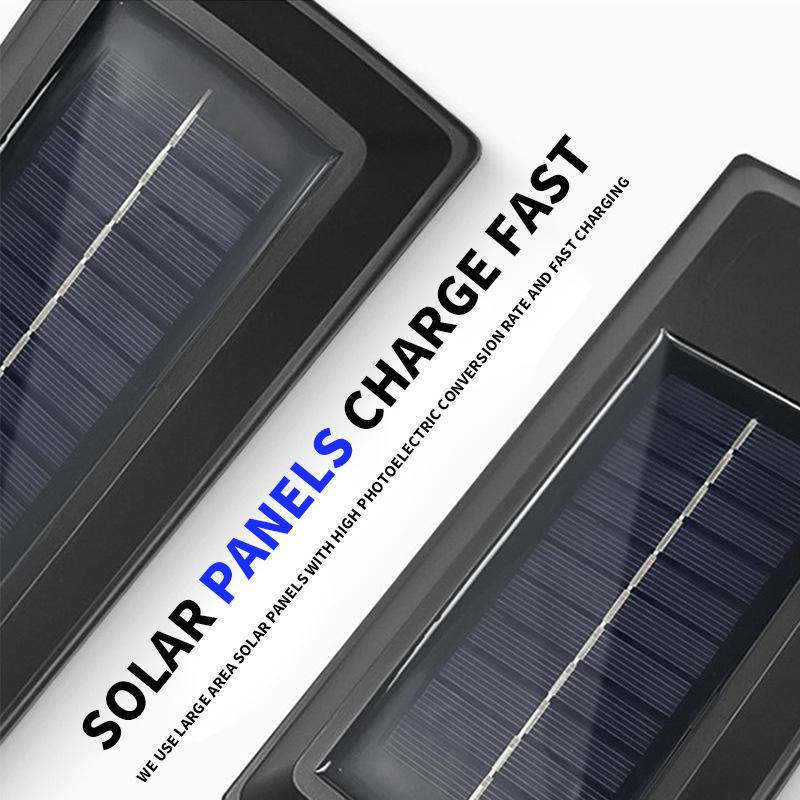 Outdoor Solar Street Lights, Waterproof Motion Sensor LED Lamp with 3 Lighting Modes Spotlight for Garden Path Security Lantern