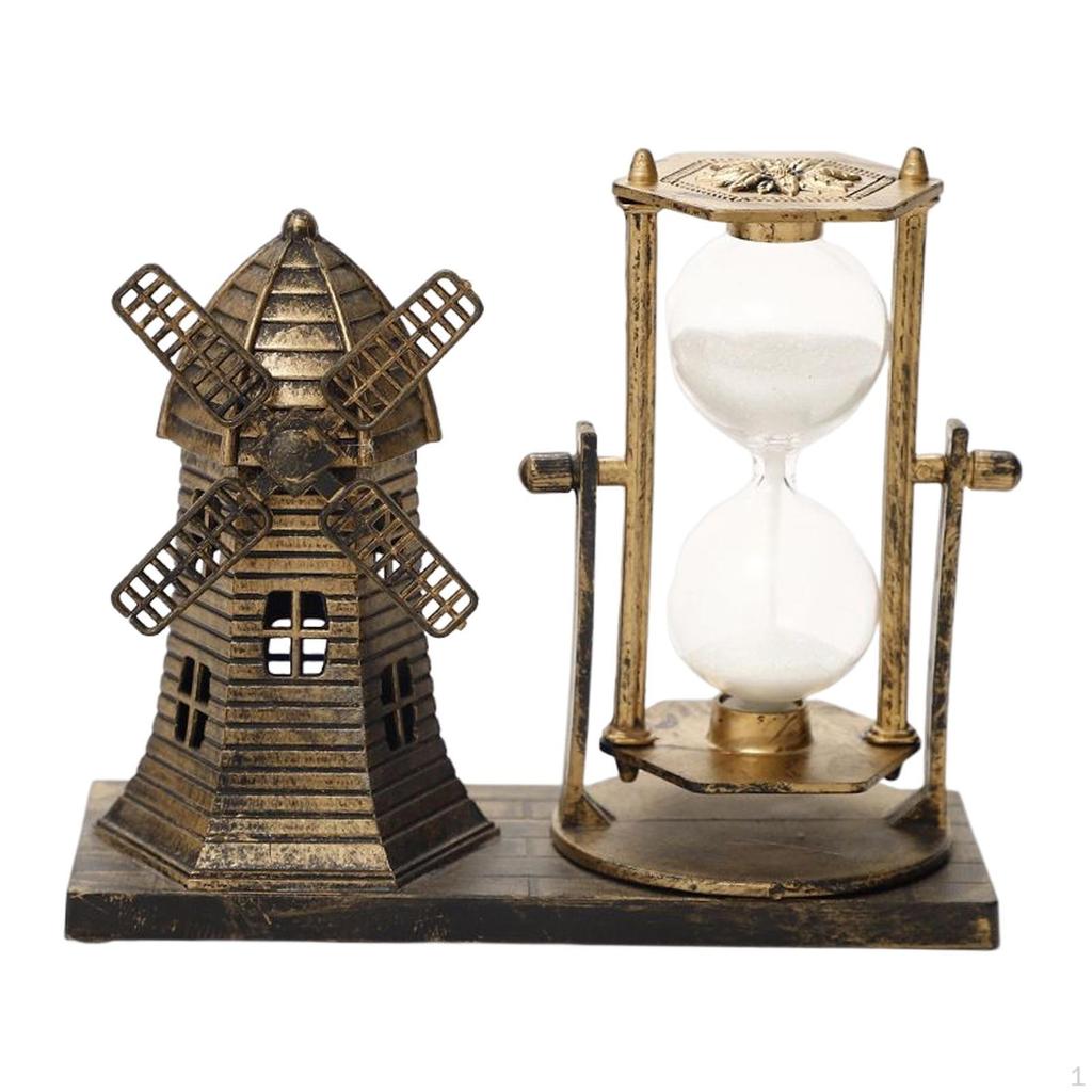 Leichte Sanduhr Figur Centerpiece Sanduhr Kreative Skulptur für Tischplatte Küche