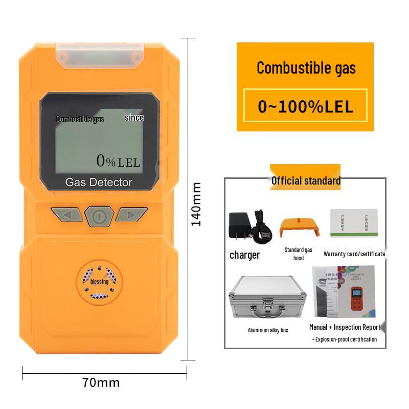 

Lieve 4-in-1 Portable Combustible Gas Detector