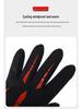 Winddichte, fleecegefütterte Touchscreen-Handschuhe für Wintersport und Reiten