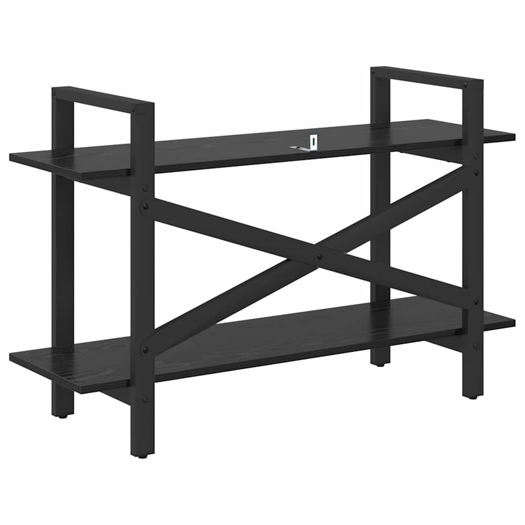Bookshelf Black Oak Effect 100 x 33.5 x 64 cm