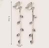 Leaves and Wicker Fashion Ear Clips Without Ear Piercings High-grade Ear Accessories Temperament All Match