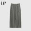 Gap Women's Twill Wide-Leg Cargo Pants
