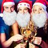Santa Claus Beard & Moustache with Christmas Hat Decoration Set