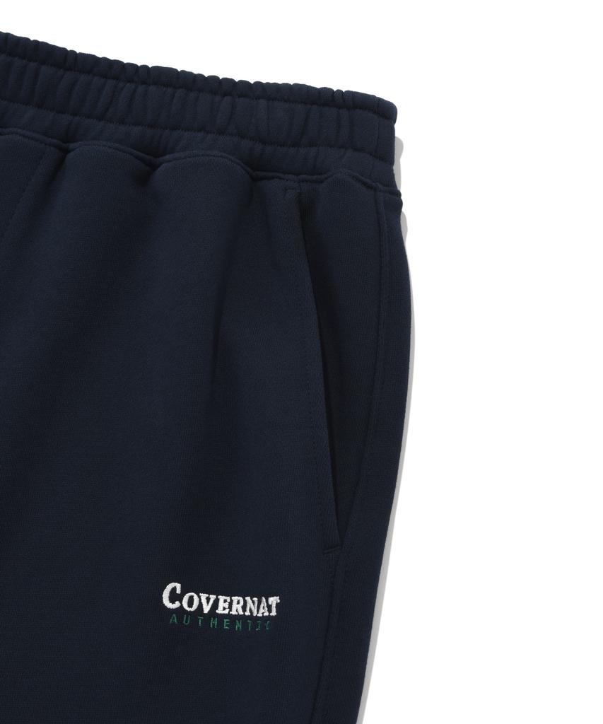 COVERNAT Authentic Logo Tapered Sweat Jogger Pants Navy