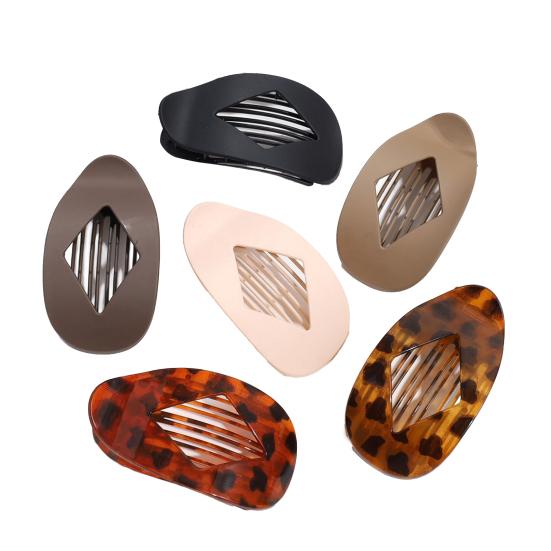 4/6Pcs Hair Clips Powerful Duck Beak Hairpin with 12 Claw Teeth Frosted Surface Hair Clamp Hair Accessories