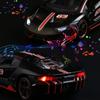 1/32 Scale Lambo LP770-4 Diecast Car Model, Alloy Pull Back Vehicle Toy with Sound and Light, 3 Open Doors, Gift for Kids Toddlers Boys Girls