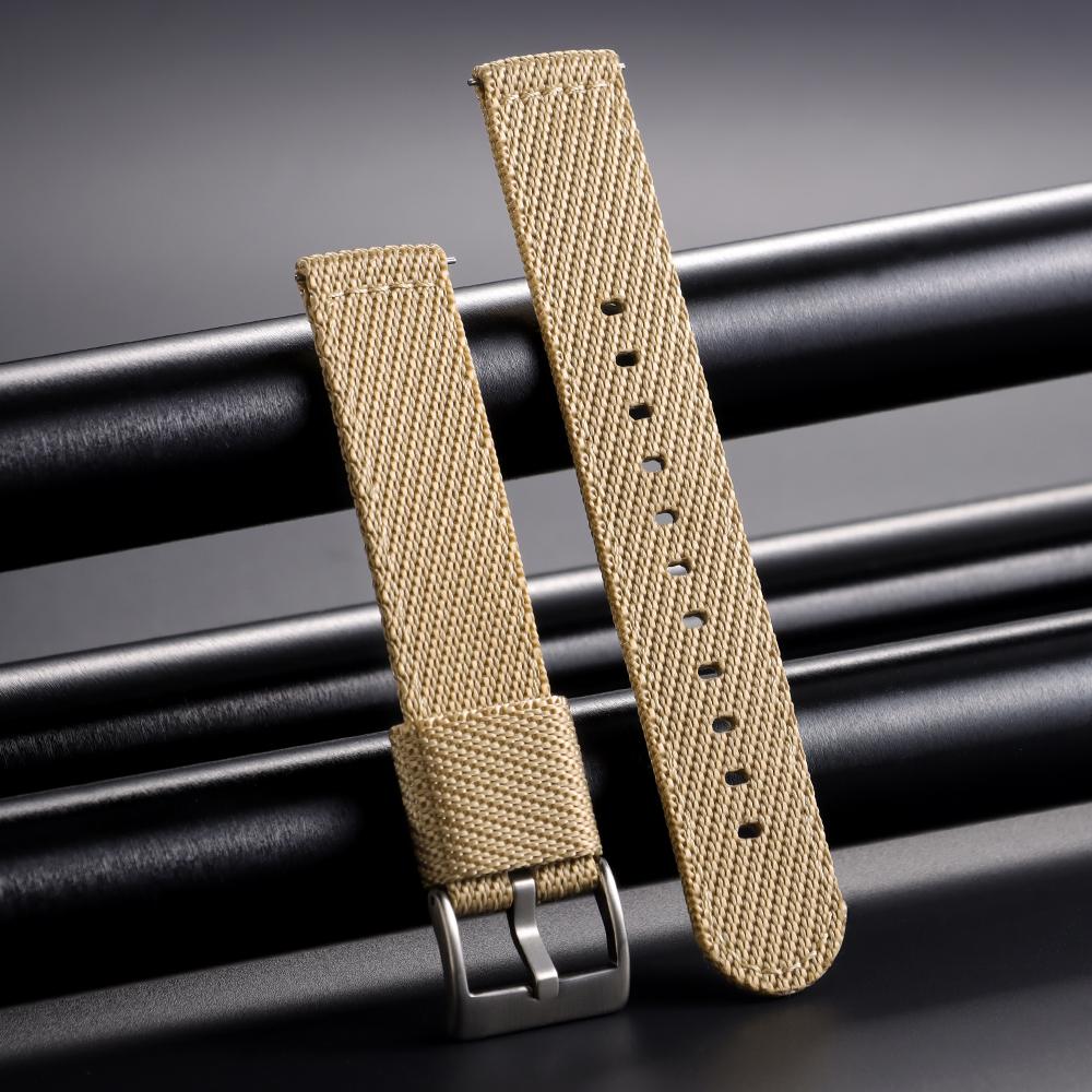 Nylon Strap 20 22mm for Tudor for Omega Watch Band  for Seiko Canvas Fabric Band Men Woven Military Sport Quick Release Bracelet