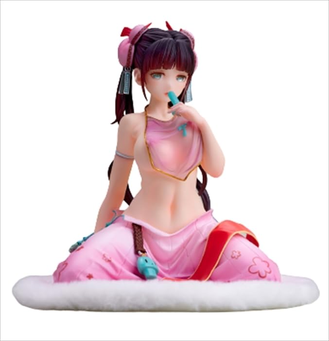 

Old-fashioned girl obsessed with popsicles - Linglong 16 finished figure