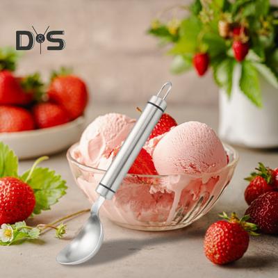 Eisportionierer aus Edelstahl, komfortabler Griff, ergonomisches Design, Schaufel, Dessert-Liebhaber-Werkzeug, Dessert-Momente-Utensil