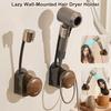 Hair Dryer Stand 360 Degree Rotating Holder Adjustable Hands Free for Bathroom Home Use Lazy Hair Drying Accessory