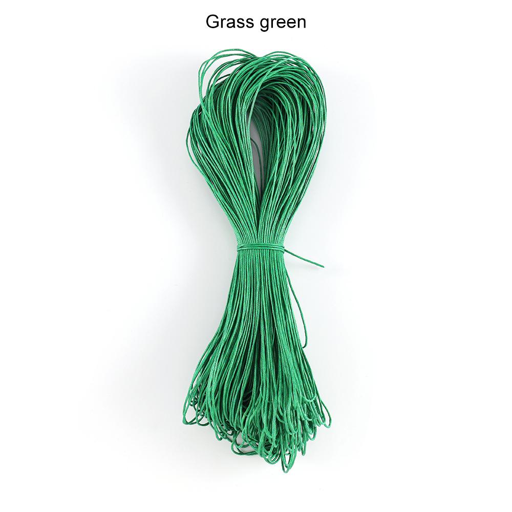 65m/Lot Waxed Cotton String Beading Cord Rope 1mm For Bracelet And Necklace Jewelry Making Weaving Supplies Accessories