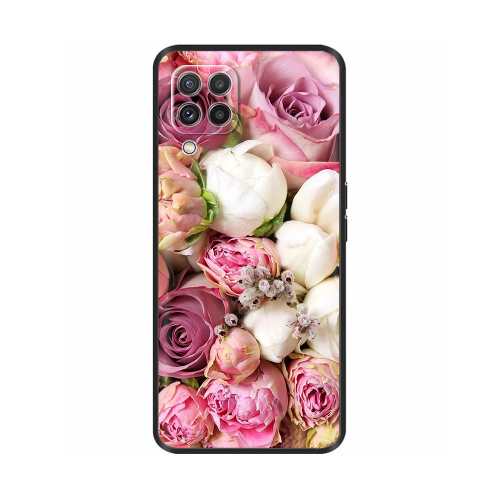 Per Samsung Galaxy A12 Custodia Verniciata Morbido Silicone Liquido Protezione Fotocamera Copri Telefono Per Samsung M12 F12 A 12 Galaxy M12 Fundas