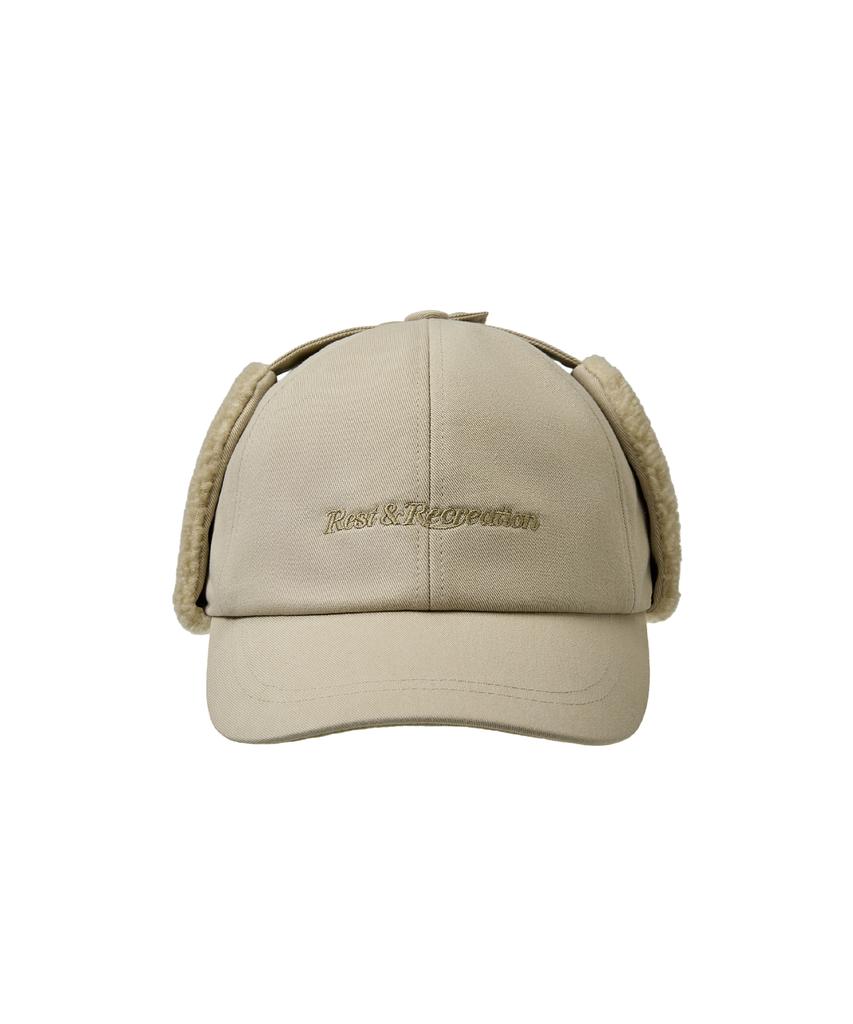 REST&RECREATION Ear Flap Cap - Beige