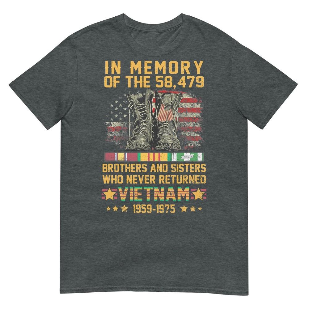 In Memory Of The 58479 Brothers And Sisters Vietnam Veteran TShirt