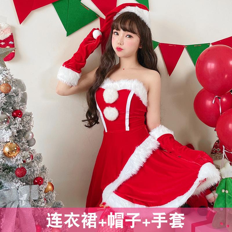 Christmas Costume Adult Ladies Costume Santa Claus Costume Christmas Dress Party Dress Dress Dress