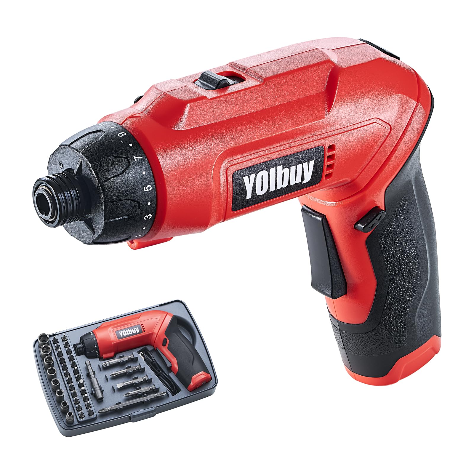 

YOIbuy PRO Rechargeable Electric Transforms into a Clutch Maximum Torque of 650 2000 mAh Rotation LED Storage Case 3.6V Screwdriver, Pen-Shaped