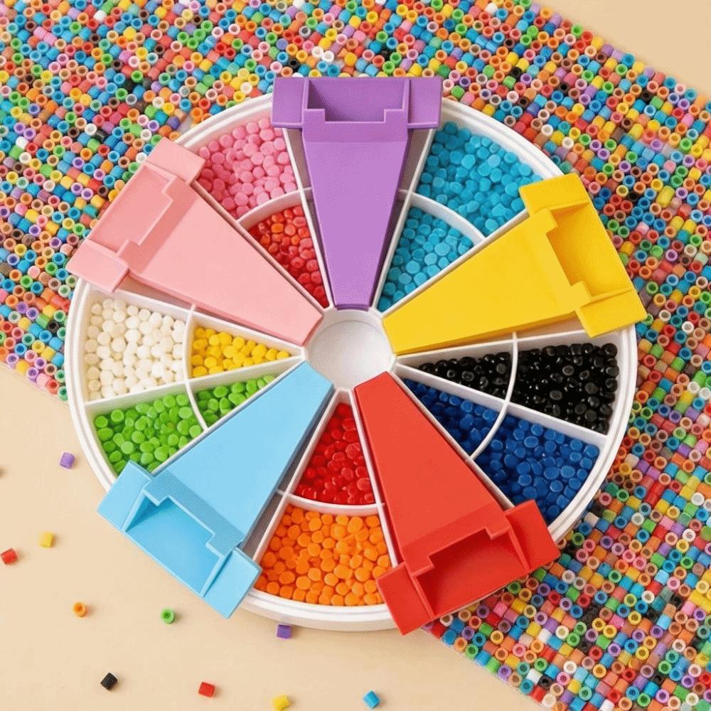 Efficient Fuse Beads Storage Box No Leakage Fuse Beads Organizer Craft Creation