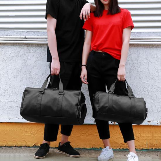 Unisex-Reisetasche mit großem Fassungsvermögen, Kunstleder, für Fitnessstudio, Fitness, Umhängetasche