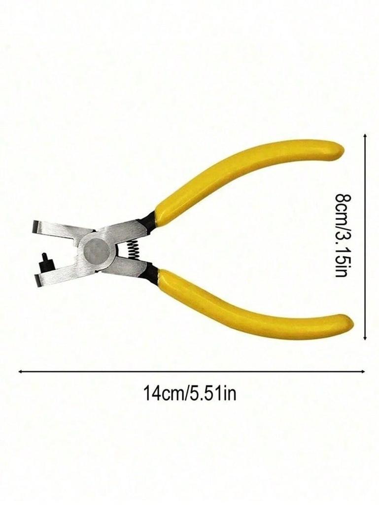 1pc 2mm Universal Handheld Watch Band Pliers, Belt Hole Punch Tool, Hole Punch Eyelet Tool, Tag Punching Machine, Strap Hole Puncher Back To School