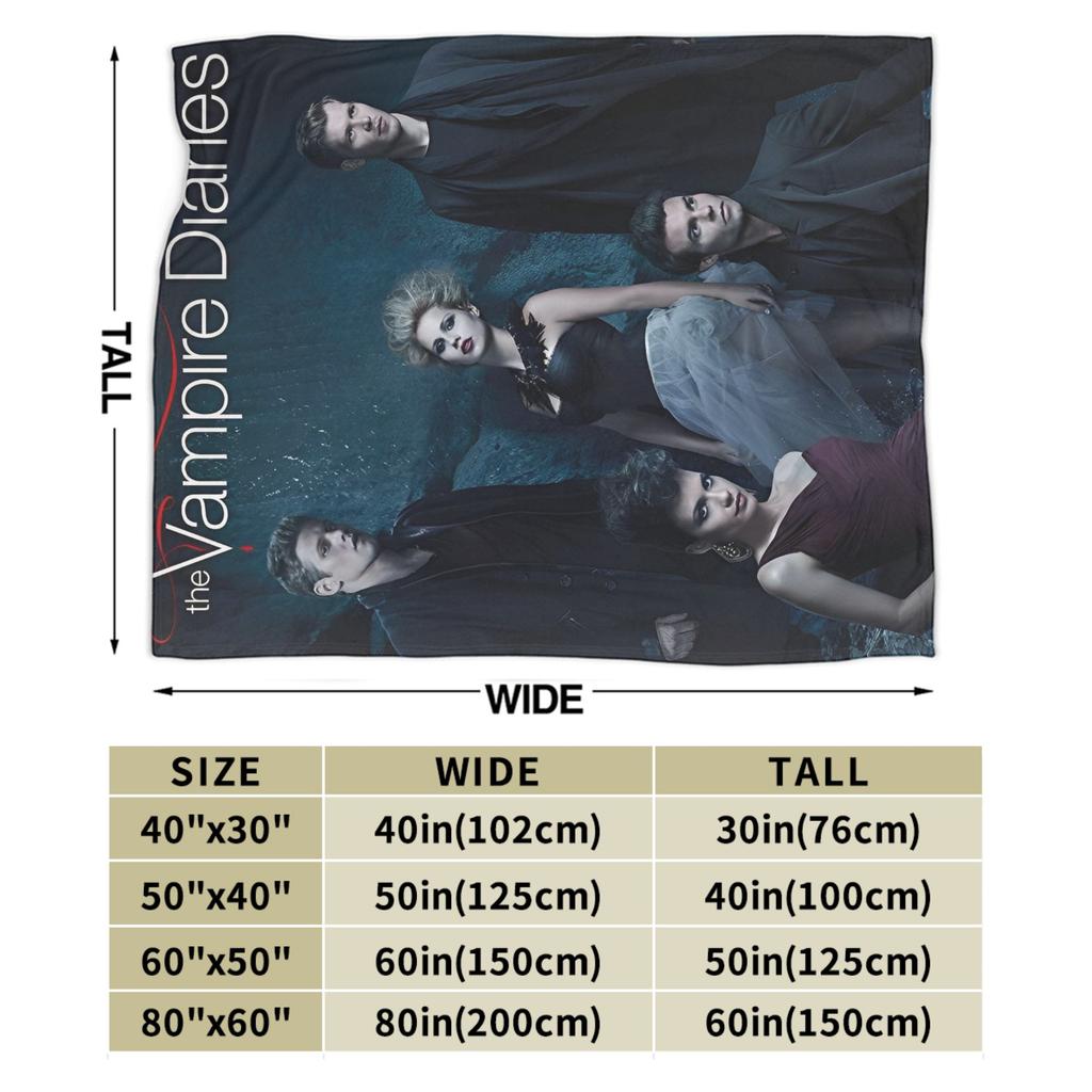 The Vampire Diaries Damon salvatore Bedding Throws Flannel Bedspread For Bedroom Funny Sofa Bed Cover