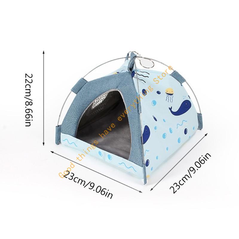 Tenda Ninho de Pássaro à Prova de Arranhões Hamaca Casa para Papagaios Gaiola de Pássaro Balanço Cama Suspensa 55KF