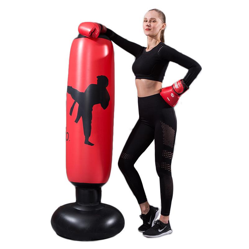 Kids & Adults Inflatable PVC Punching Bag - Fitness & Relaxation Toy