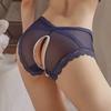 Open Crotch Panties for Sex Lace Transparent Underwear Women Open Crotch Briefs Sexy Lingerie Stretch Thongs Culotte Femme M -XL