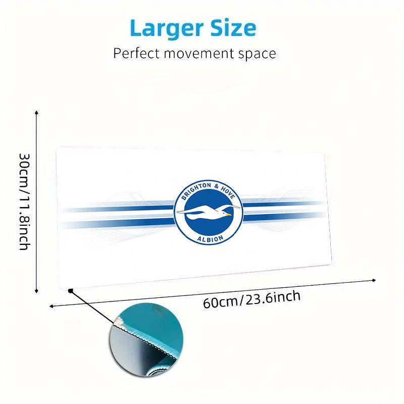 Seagull Brighton Hove Large Size Mouse Pad Large Gaming Table Cushion Nonslip Laptop Tablet Big Mousepad Xxl Mat Mini Pc Playmat With Lock Edge
