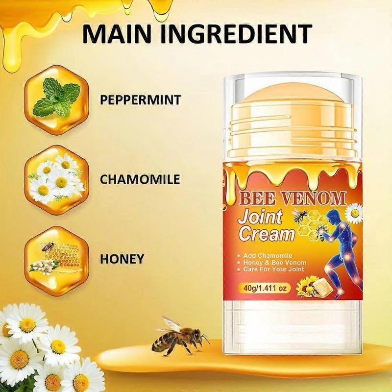 Bee Venom Firming Stick, Anti-Aging Cream, Lift & Firm, Moisturize, Lift & Restore Skin Elasticity, Bee Venom Body Firming Cream, For Men & Women