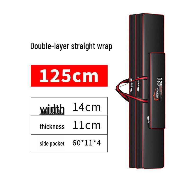 Bolsa Espessa de Grande Capacidade de Três Camadas para Armazenamento de Aparelhos e Varas de Pesca