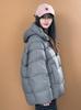 Yaqiu can trace and upgrade lightweight cream puff hooded high-temperature women's down jacket, new autumn/winter jacket for women