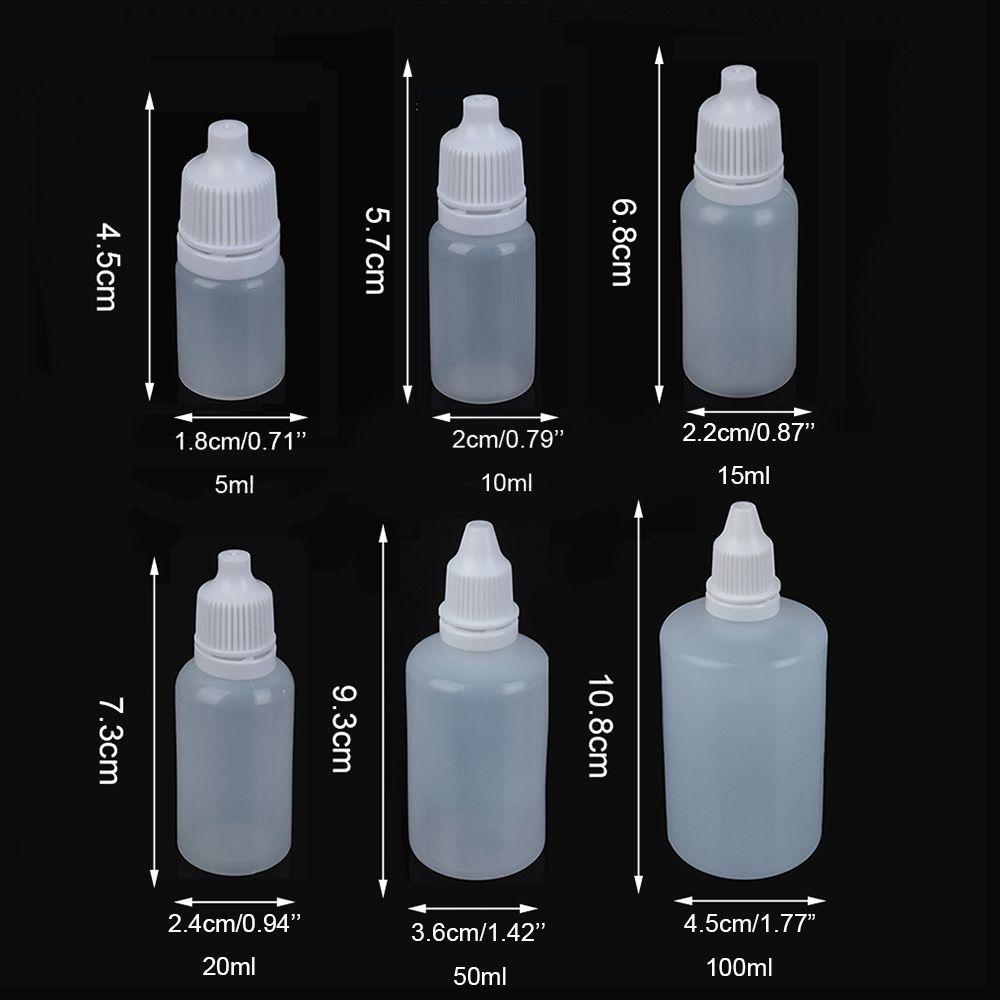 Reuse Craft Tool Eye Dropper Scrapbooking Liquid Sample Empty Plastic Glue Applicator Squeeze Bottle Paper Quilling