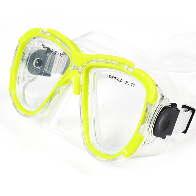 Diving goggles, silicone snorkeling glasses