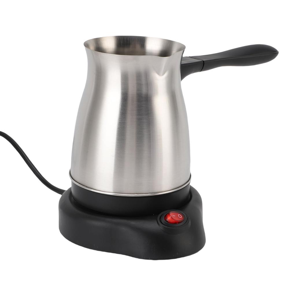 600ml Pour Over Coffee Kettle Miniature Stainless Steel Hand Brewed Electric Heating Coffee Pot for