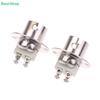 BA15D Dual-Pin Bayonet Light Socket - Metal Flange Mount Lamp Holder for Automotive/Boat Lights (26x29mm Dimensions)